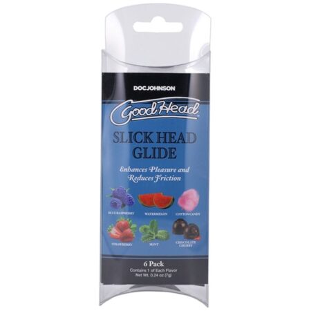 Doc Johnson - GoodHead Slick Head Glide - 6 stuks