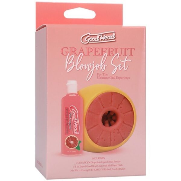 Doc Johnson - GoodHead Grapefruit Blowjob Set - Afbeelding 5