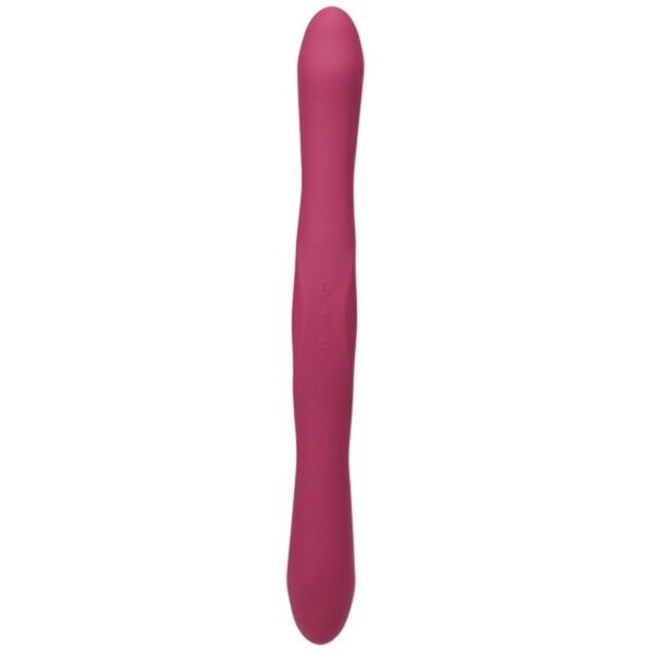 Doc Johnson - Dubbele Vibrator met Afstandsbediening - Rood - Afbeelding 4