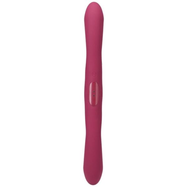Doc Johnson - Dubbele Vibrator met Afstandsbediening - Rood - Afbeelding 6