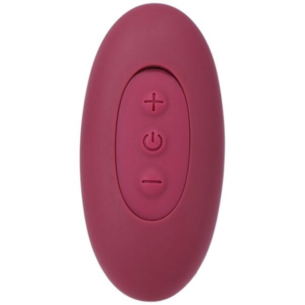 Doc Johnson - Dubbele Vibrator met Afstandsbediening - Rood - Afbeelding 3