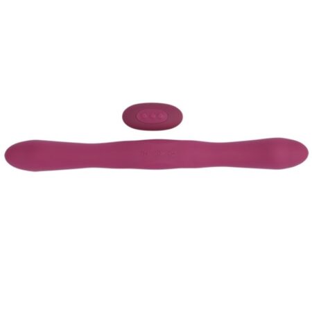 Doc Johnson - Dubbele Vibrator met Afstandsbediening - Rood