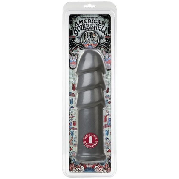 Doc Johnson - Amerikaanse Bombshell B-10 Warhead - Grijs - Afbeelding 2