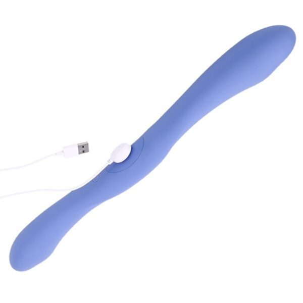Doc Johnson - Dubbele Vibrator met Afstandsbediening - Blauw - Afbeelding 7