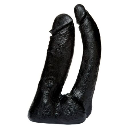 Doc Johnson - VacULock CodeBlack Dubbele Penetrator - Zwart