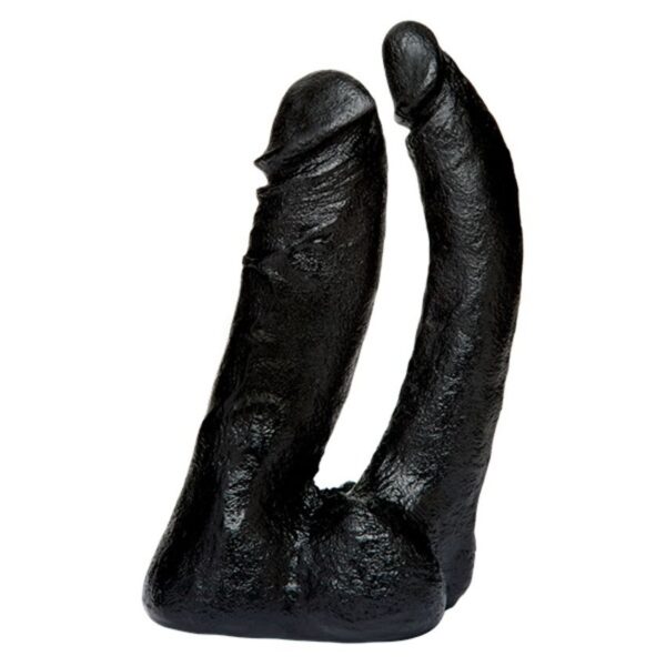 Doc Johnson - VacULock CodeBlack Dubbele Penetrator - Zwart