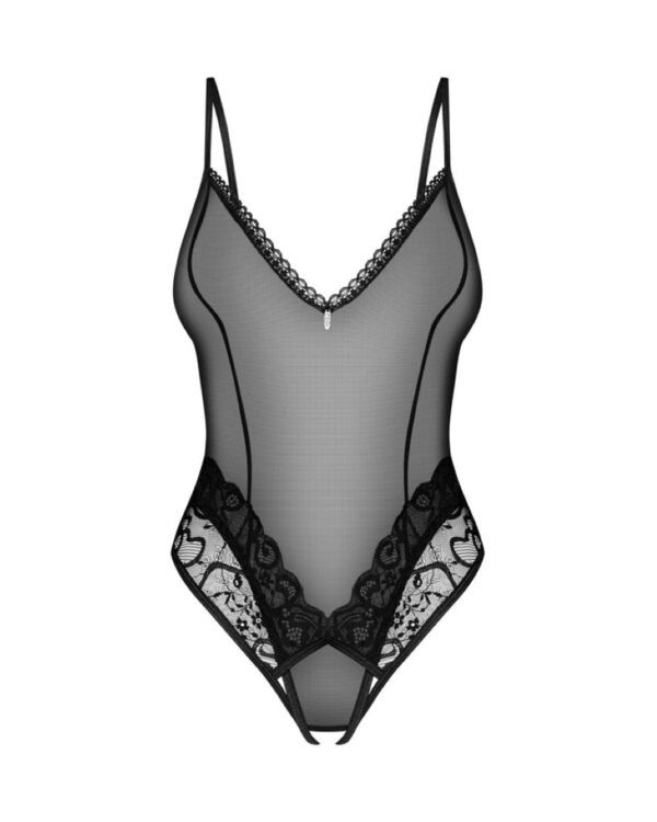 Obsessive - Blomentis Kruisloze Teddy - Zwart - Afbeelding 2