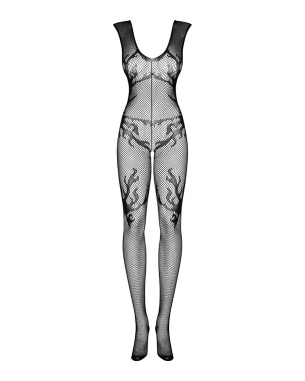 Obsessive - Bodystocking F241 - Zwart - Afbeelding 3