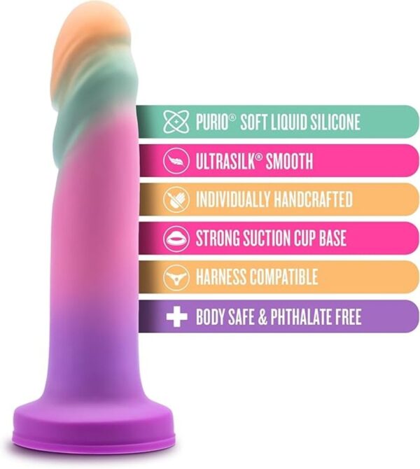 Blush Novelties - Avant Sunrise Gaze Sherbet Dildo - Diverse kleuren - Afbeelding 2