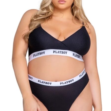 Playboy Lingerie - Lifestyle 2-Delige Set Curvy - Zwart