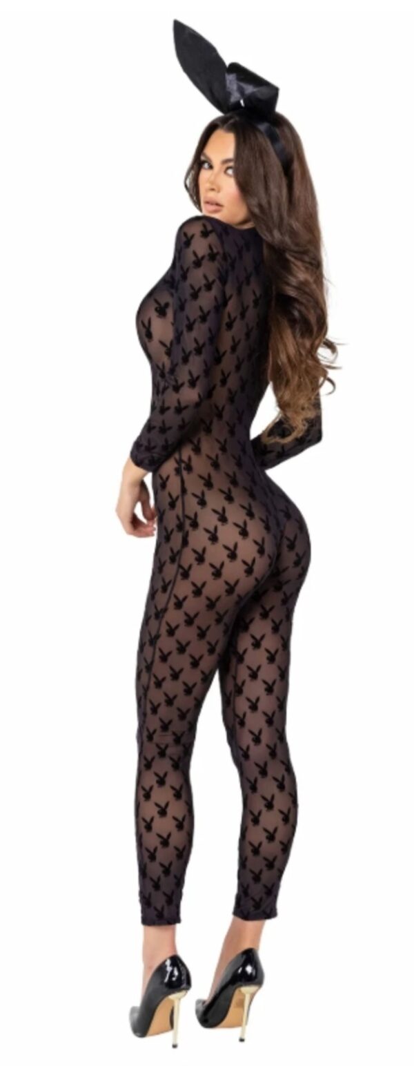 Playboy Lingerie - Playboy Bunny 2-Delige Set - Zwart - Afbeelding 2