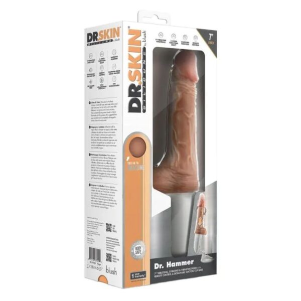 Blush Novelties - Dr Hammer Stotende Dildo - Beige - Afbeelding 14