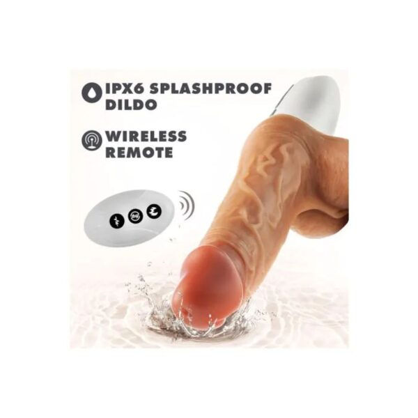 Blush Novelties - Dr Hammer Stotende Dildo - Beige - Afbeelding 11