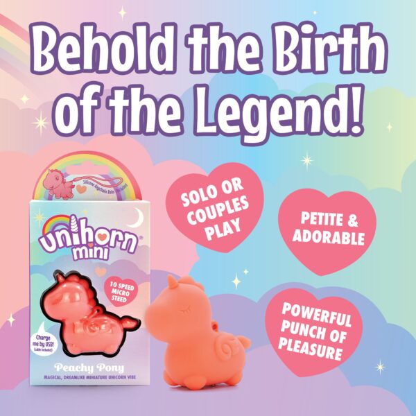 Unihorn - Mini Peachy Pony Vibrator - Afbeelding 5