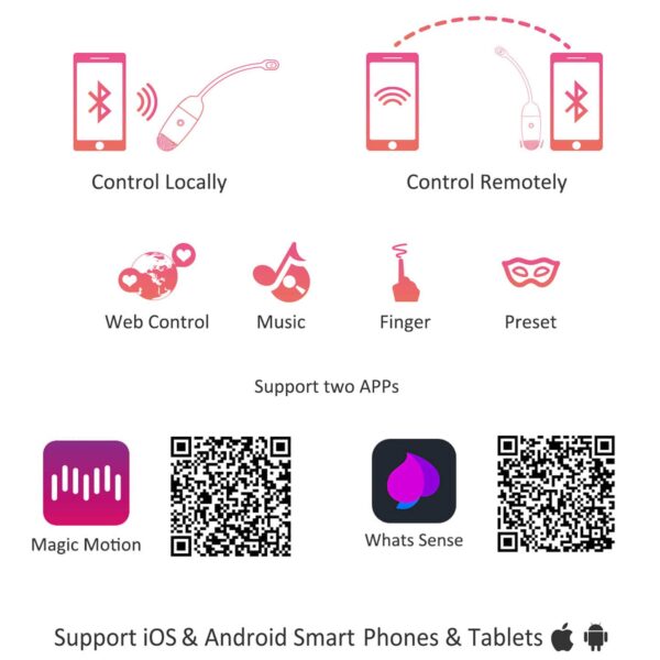 Magic Motion - Vini App Controlled Vibratie Eitje - Roze&Wit - Afbeelding 7