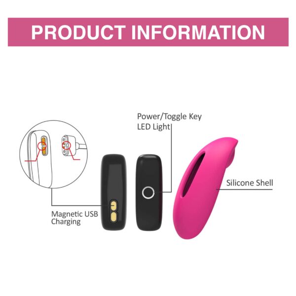 Magic Motion - Candy Met App Bedienbare Panty Vibrator - Roze - Afbeelding 7
