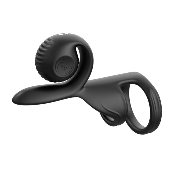 SVibe - Snail JOVI Koppel Ring - Zwart - Afbeelding 6