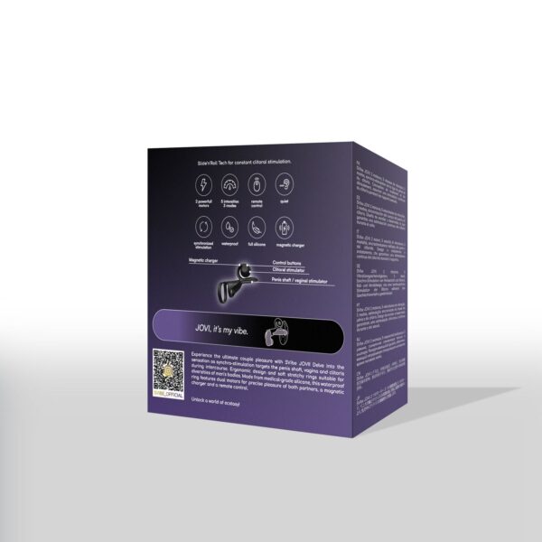 SVibe - Snail JOVI Koppel Ring - Zwart - Afbeelding 13
