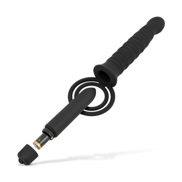 Men Only - Vibrerende Dildo met Penisring - Afbeelding 6