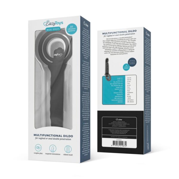 Men Only - Vibrerende Dildo met Penisring - Afbeelding 7