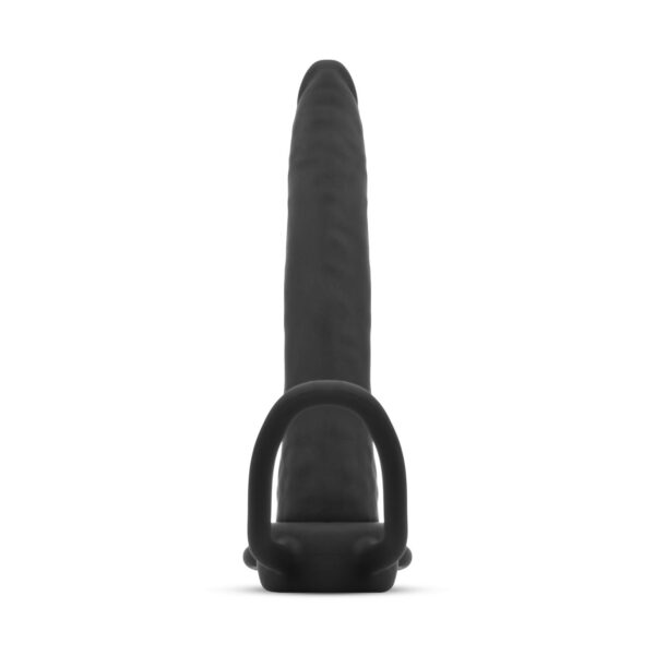 Men Only - Dildo met Penisring - Zwart - Afbeelding 4