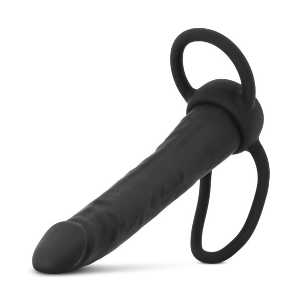 Men Only - Dildo met Penisring - Zwart - Afbeelding 6