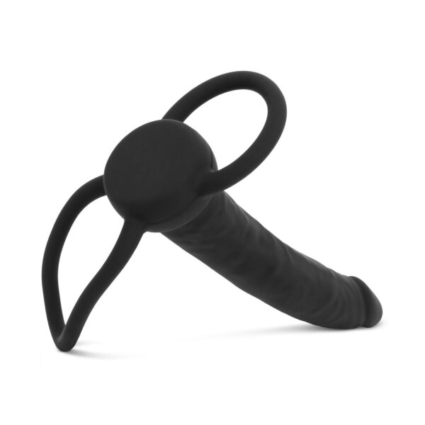 Men Only - Dildo met Penisring - Zwart - Afbeelding 7
