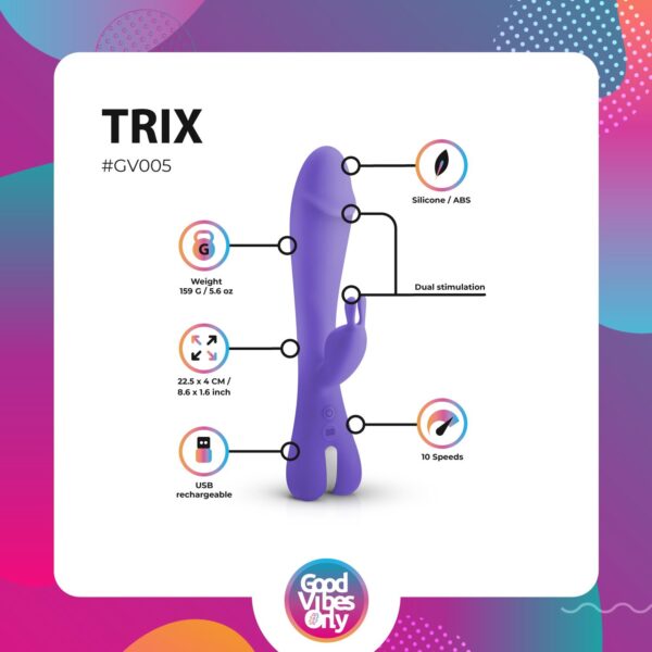 Trix Rabbit Vibrator - Afbeelding 6