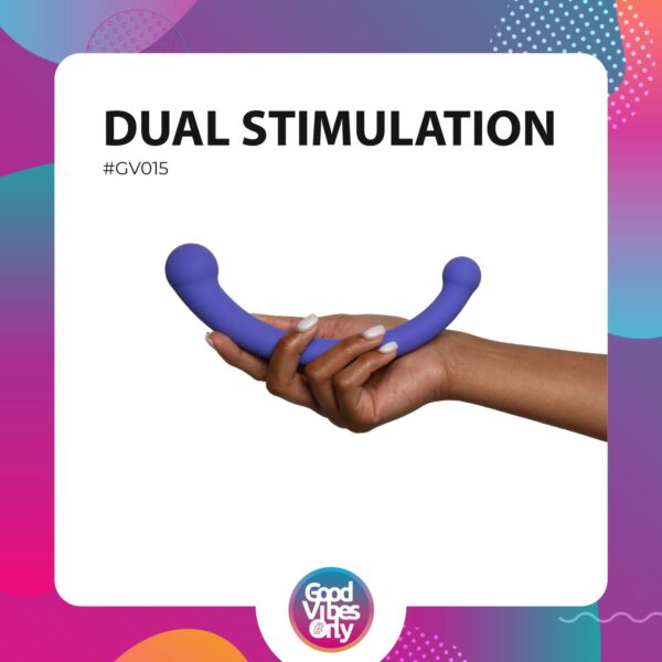 Good Vibes Only - Double End Vibrator Jane - Paars - Afbeelding 4