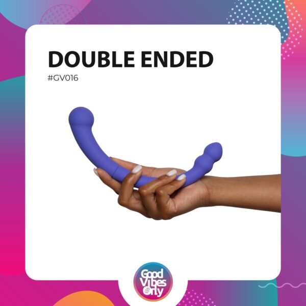 Good Vibes Only - Double End Vibrator Leah - Paars - Afbeelding 4