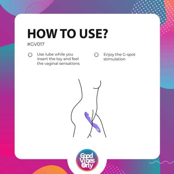 Good Vibes Only - Flax Vibrerende Dildo met G-Spot Stimulator - Afbeelding 4