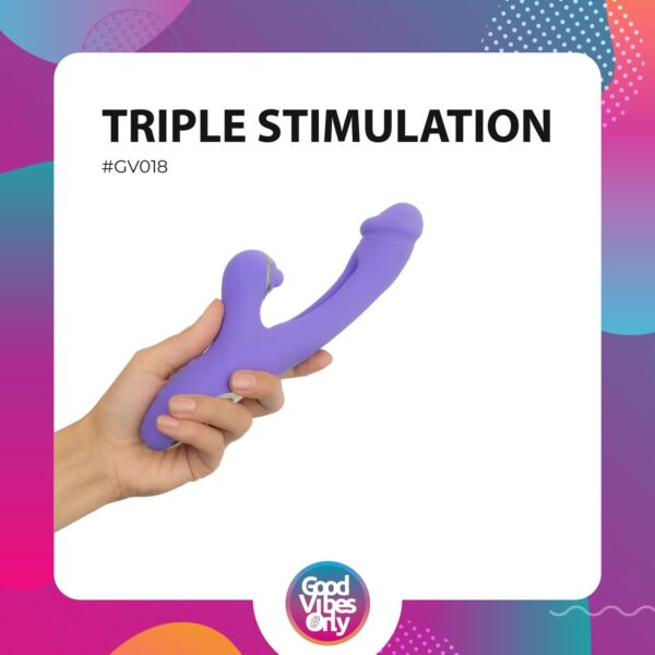 Good Vibes Only - Tess Rabbit Vibrator met G-Spot stimulator - Afbeelding 4