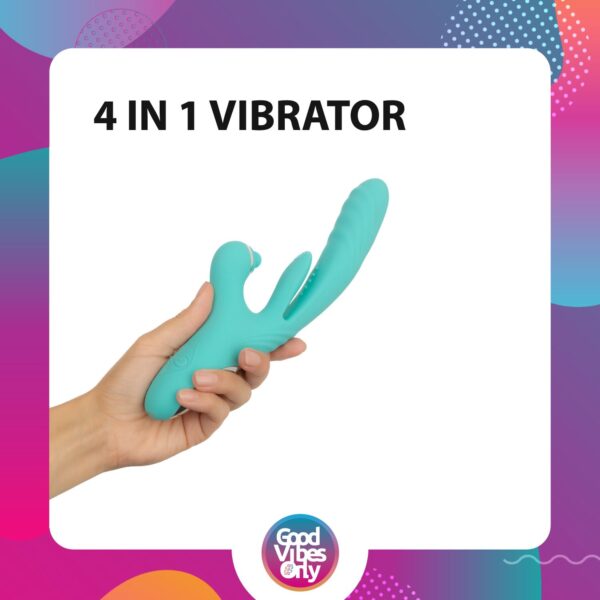 Good Vibes Only - Lisa Stotende Rabbit Vibrator met G-Spot stimulator - Afbeelding 4