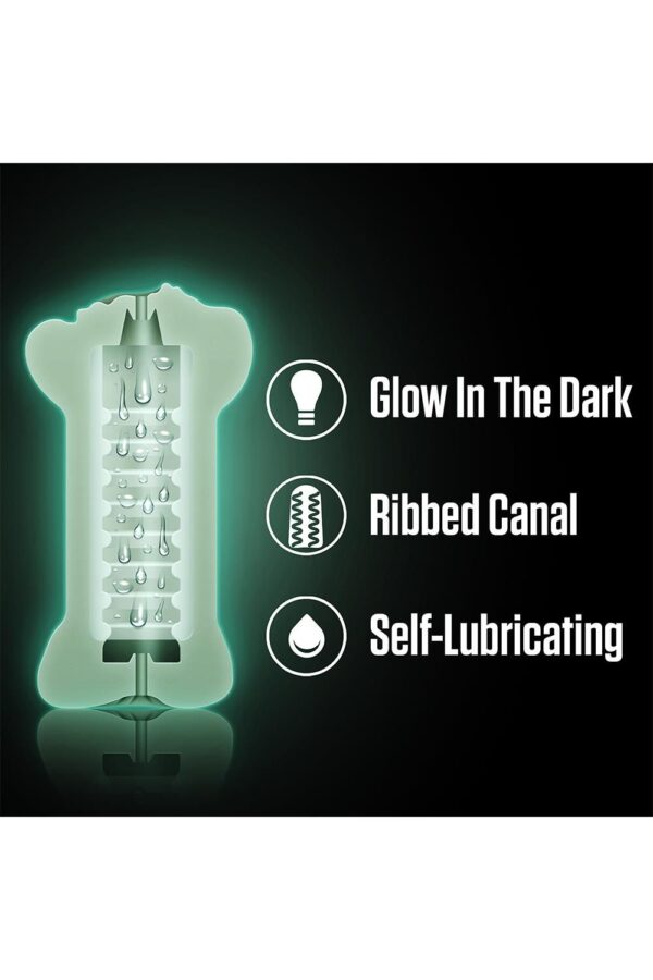 Blush - Tasha Glow in the Dark Masturbator Sleeve - Beige - Afbeelding 6