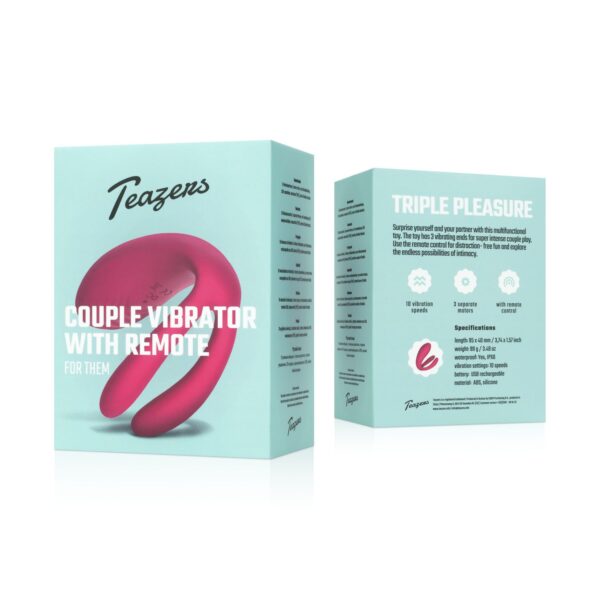 Teazers Koppel vibrator met Afstandsbediening - Afbeelding 14