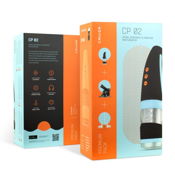 CRUIZR - CP02 Draaiende En Vibrerende Automatische Masturbator Met Adapter - Afbeelding 8