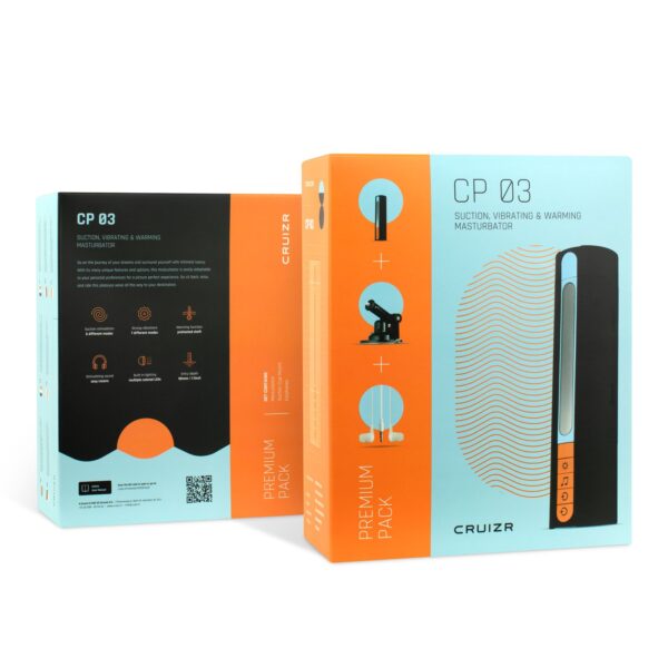 CRUIZR - CP03 Deluxe Vibrerende En Zuigende Masturbator Met Adapter - Afbeelding 7