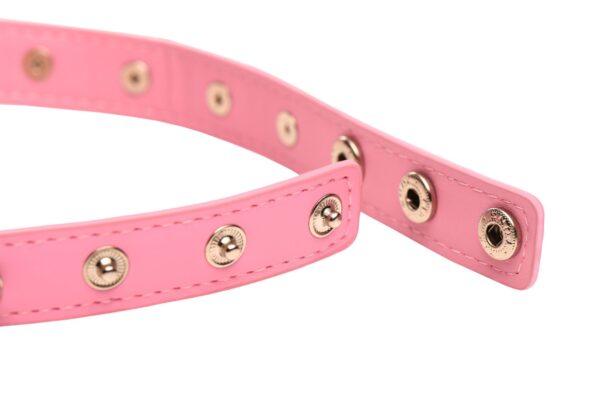 XR Brands - Spiked Heart Choker - Roze - Afbeelding 3