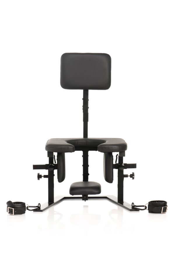 XR Brands - Pleasure Throne Orale Seks Stoel - Zwart