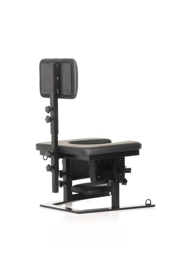 XR Brands - Pleasure Throne Orale Seks Stoel - Zwart - Afbeelding 3