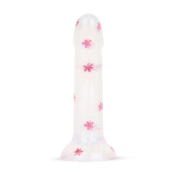 Dildo Collection - Flower Power - Kleine dildo met roze bloemen - Afbeelding 2