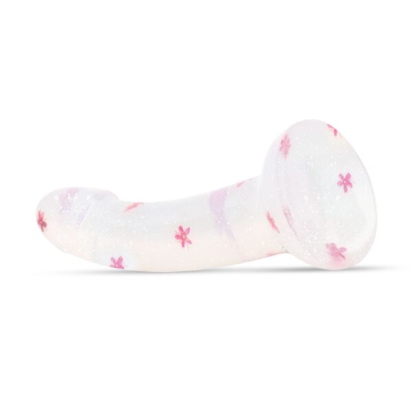 Dildo Collection - Flower Power - Kleine dildo met roze bloemen - Afbeelding 4