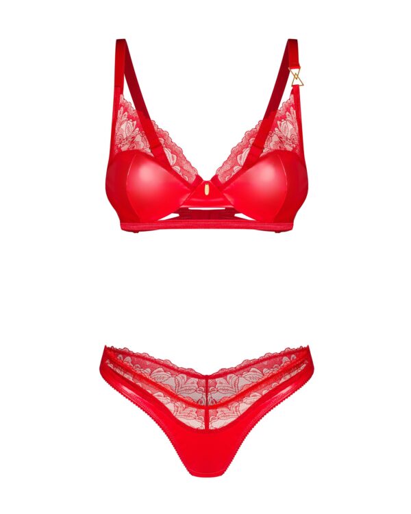 Obsessive - Aliosa Tweedelige Set - Rood - Afbeelding 2