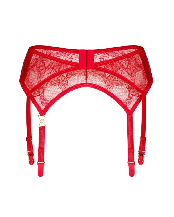 Obsessive - Aliosa Jarretelgordel - Rood - Afbeelding 4