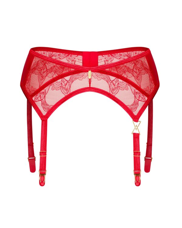 Obsessive - Aliosa Jarretelgordel - Rood - Afbeelding 5