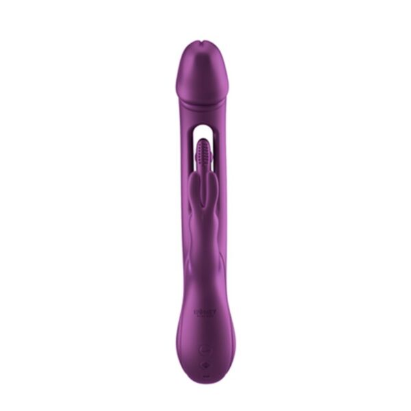 HoneyPlayBox - Trilux Kinky Vinger Rabbit Vibrator - Paars - Afbeelding 5
