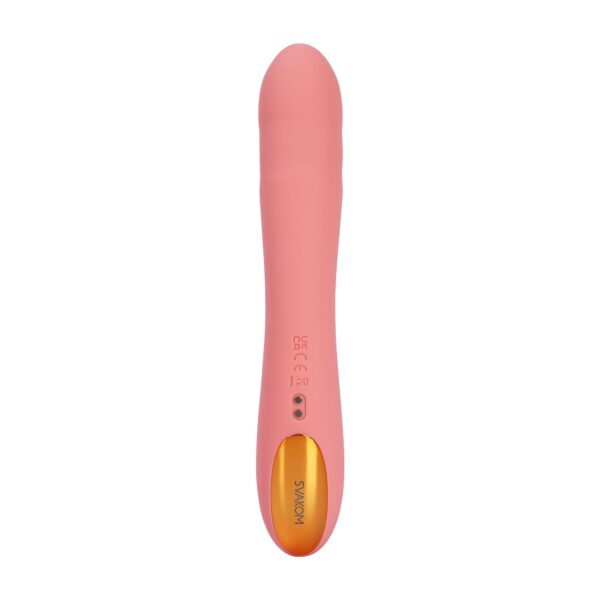 SVAKOM - Ava Neo Interactieve Stotende Vibrator - Perzik - Afbeelding 3