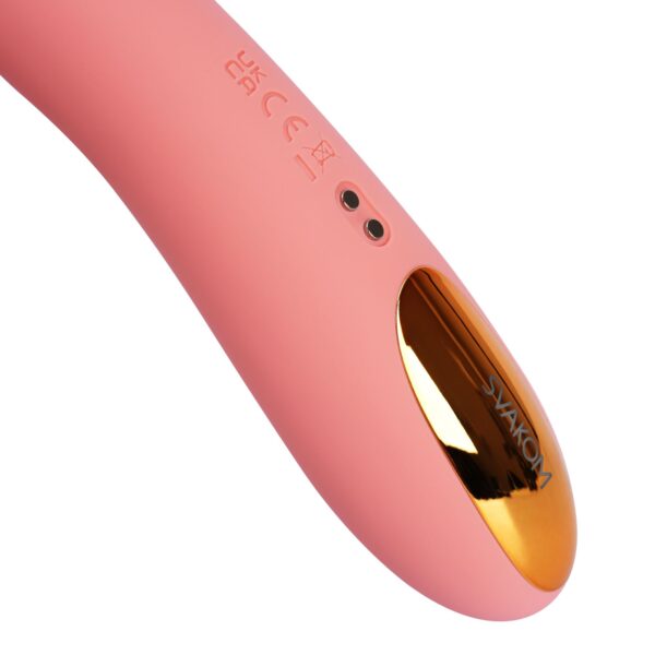 SVAKOM - Ava Neo Interactieve Stotende Vibrator - Perzik - Afbeelding 7
