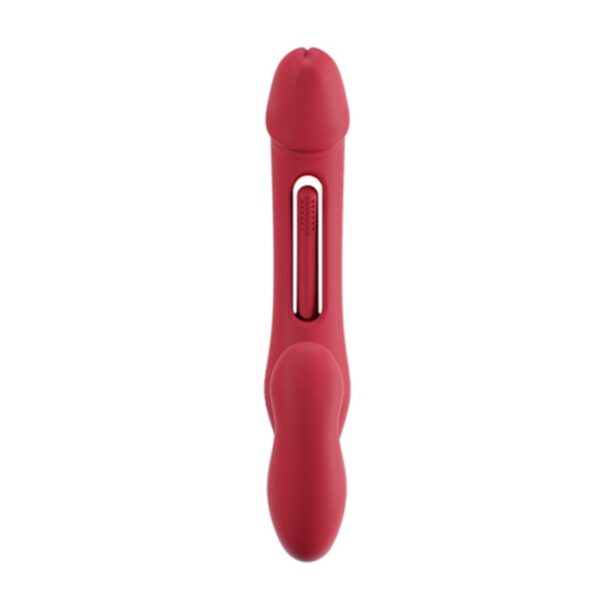 HoneyPlayBox - App-Gestuurde Strapless Koppel Vibrator - Rood - Afbeelding 3