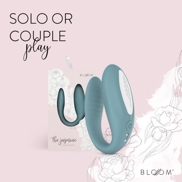 Bloom - The Jasmine C-vormige Vibrator - Groen - Afbeelding 5